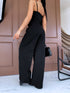 Fabric trousers "FREE FLOW VS8126-1" - BLACK